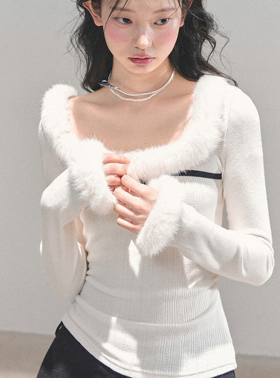 Moonlight Plush Slim Sweater DIA0703