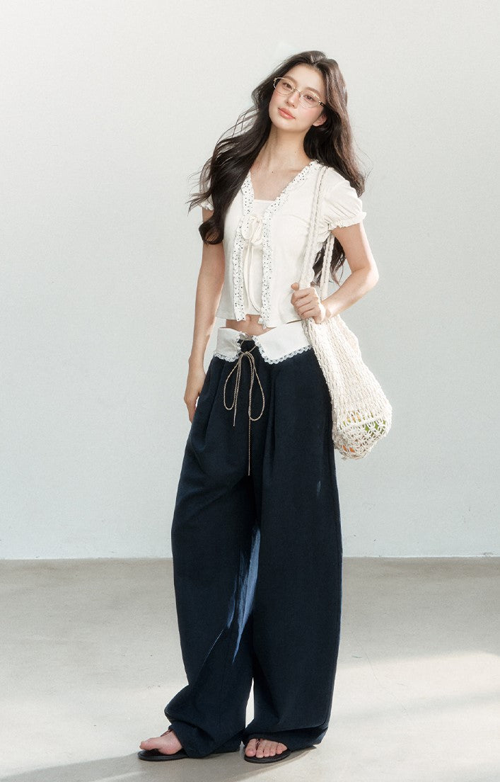 Fake Two-piece Puff Sleeve T-shirt SHI0169