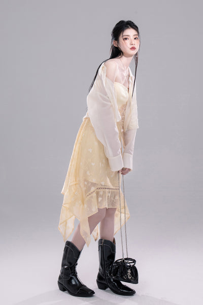 Lace Lyocell Sunscreen Shirt COT0267