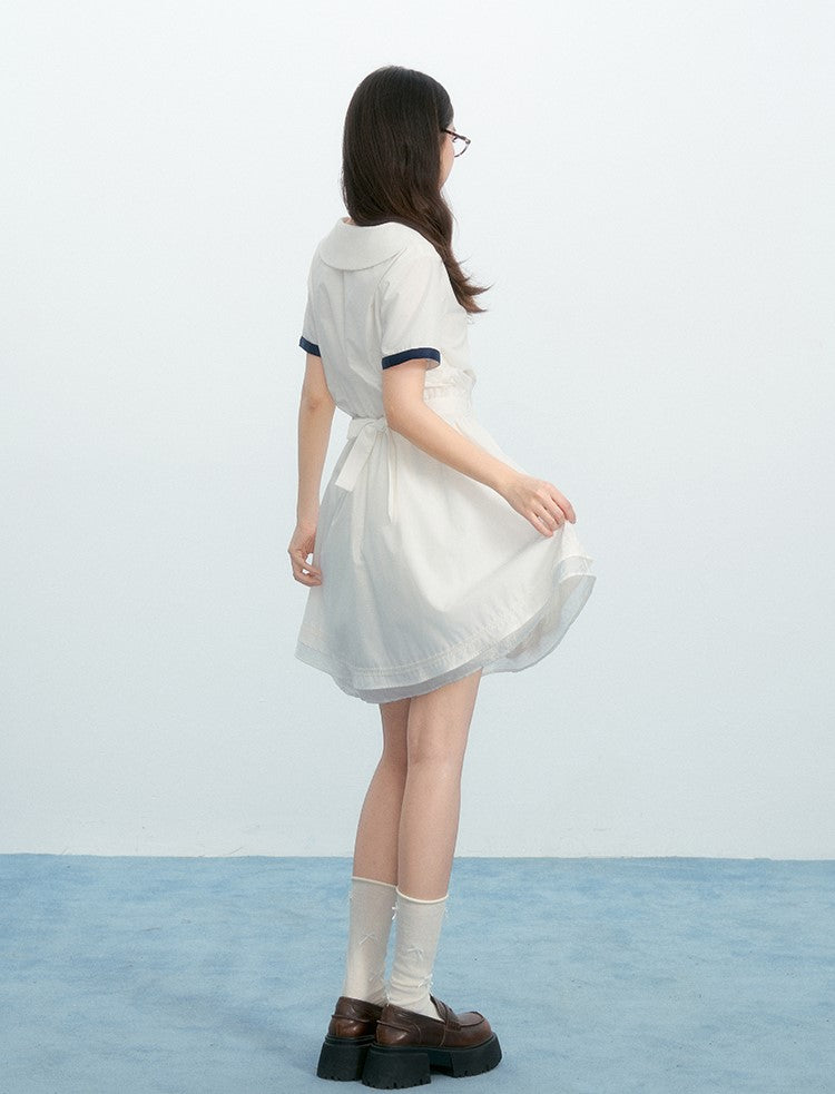 Small Wings Short Sleeve Dress NTO0220