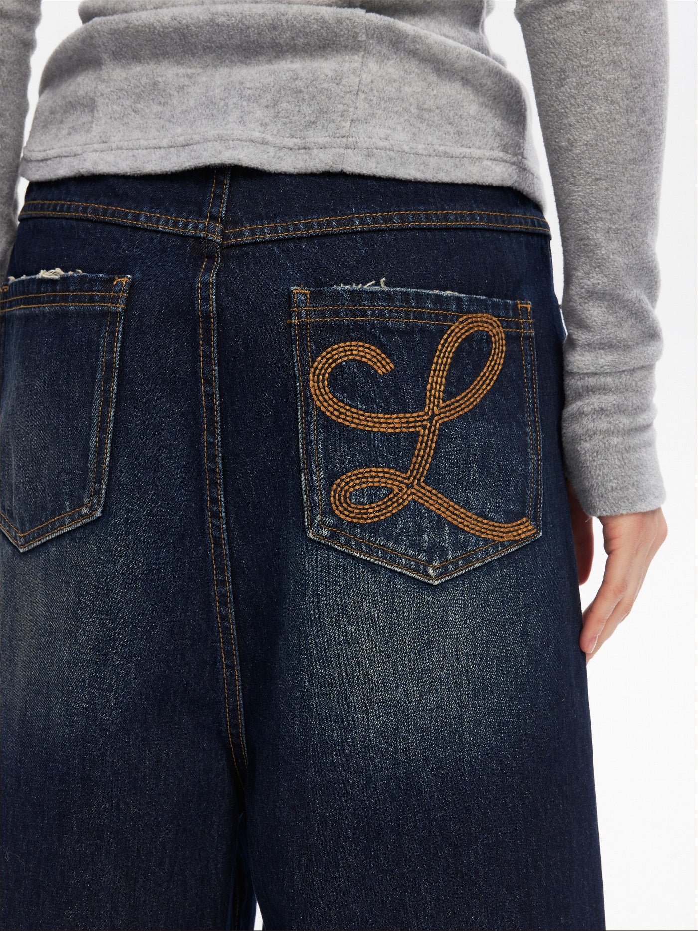 Washed Classic Loose Wide Leg Jeans SAL0206