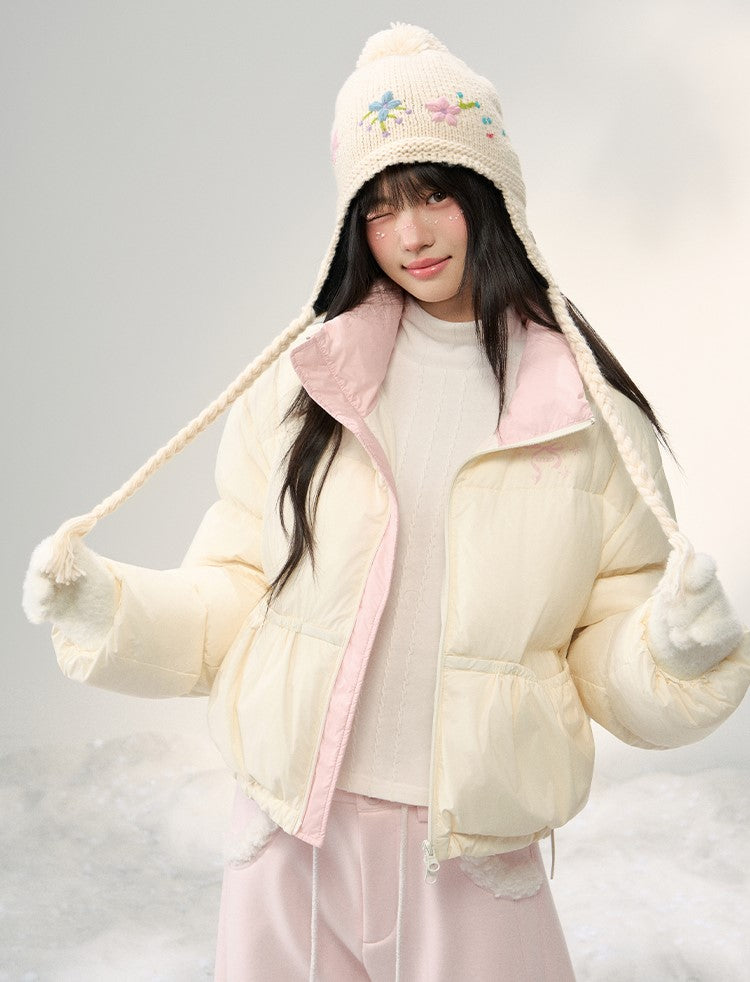 Stand Collar Short Down Jacket NTO0252