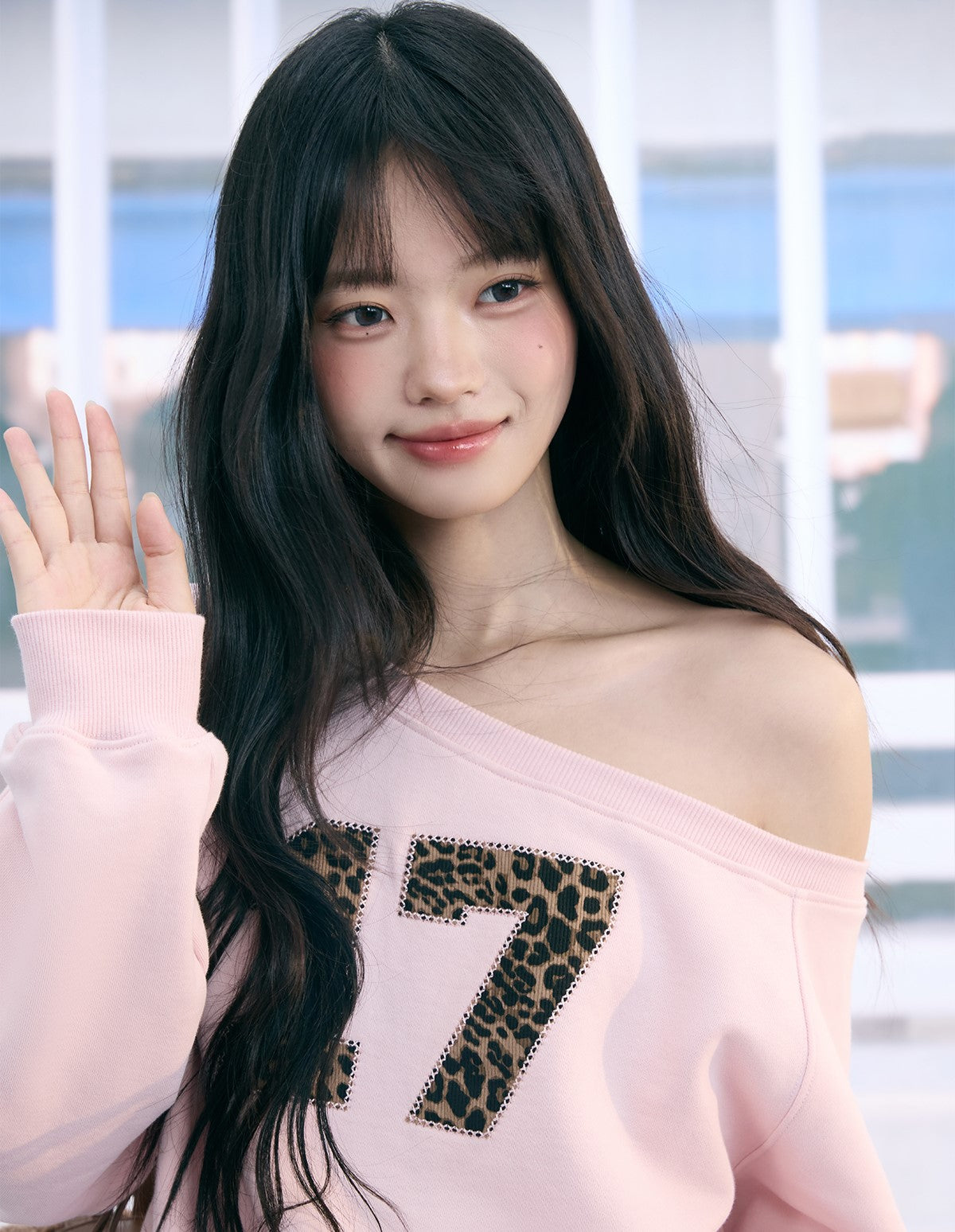 Leopard Print Digital Patchwork Sweatshirt WEE0065