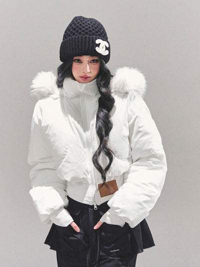 Hooded Cotton Short Jacket DIA0679