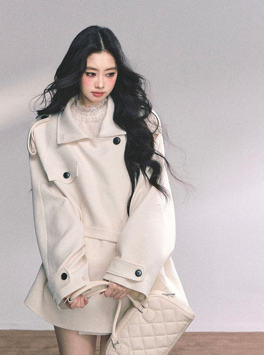 British Style Woolen Coat DIA0635