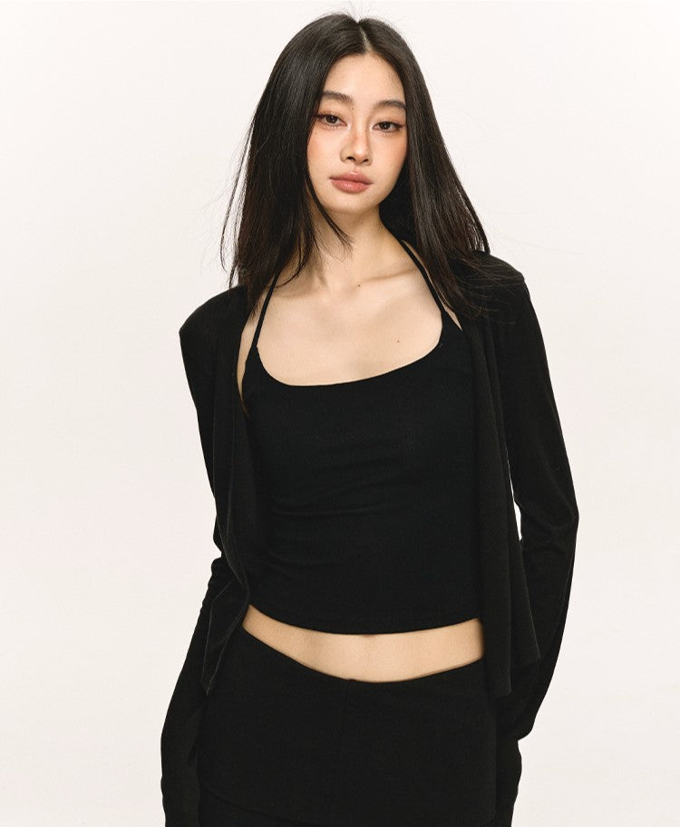 Halter Neck Short Camisole ANA0024