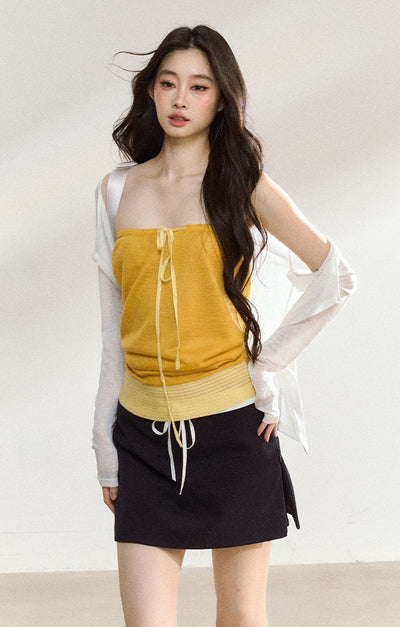 Casual Thin White Cardigan SHI0214