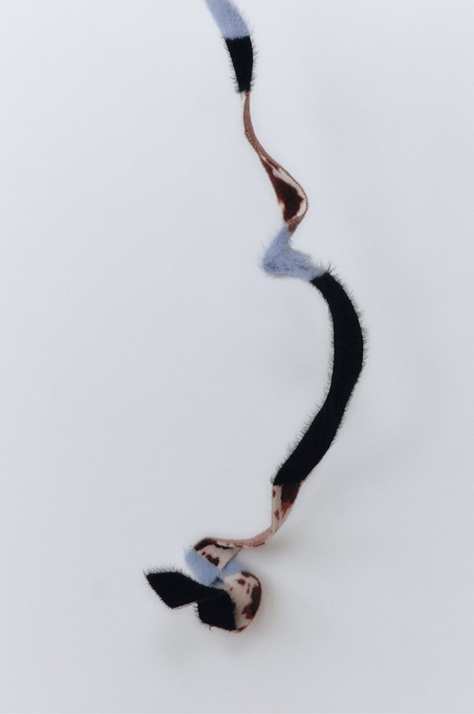 Contrast Color Long Scarf OFA0284