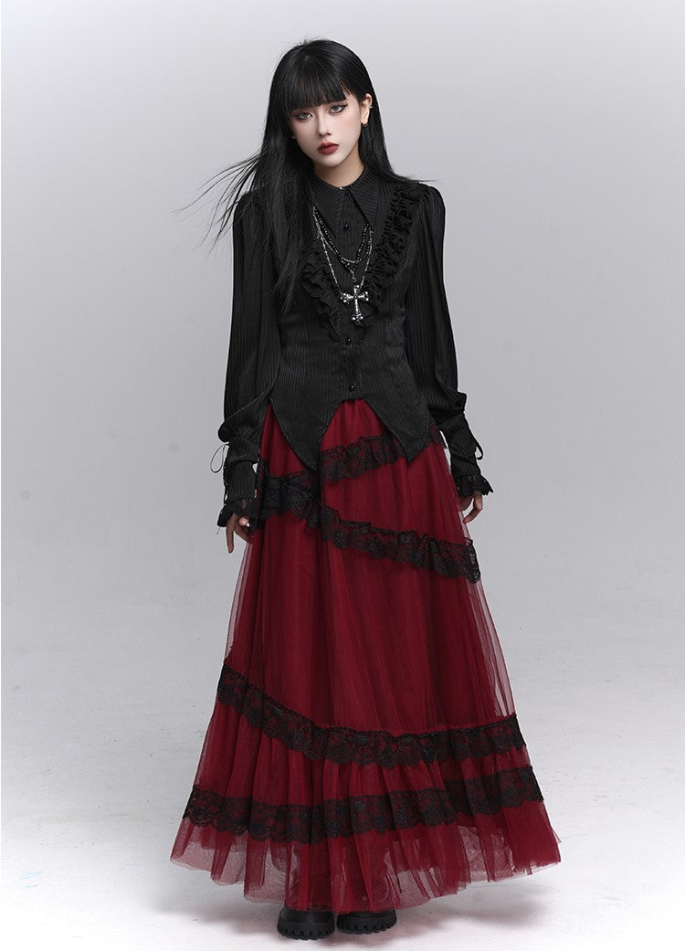 Gothic Style Long-Sleeved Shirt LAD0228