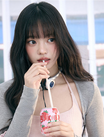 Two-piece Pink Camisole+Short Cardigan WEE0066