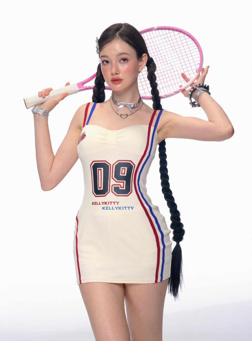 American Sports Style Casual Tight Suspender Dress DIA0188