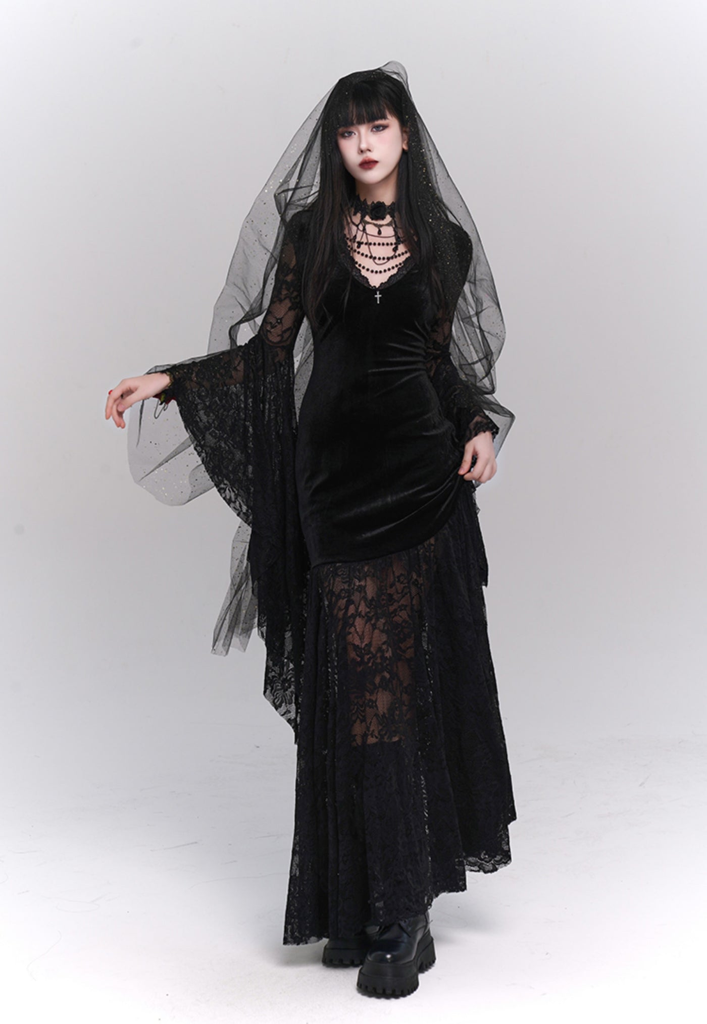 Gothic Style French Retro Subculture Dress LAD0117