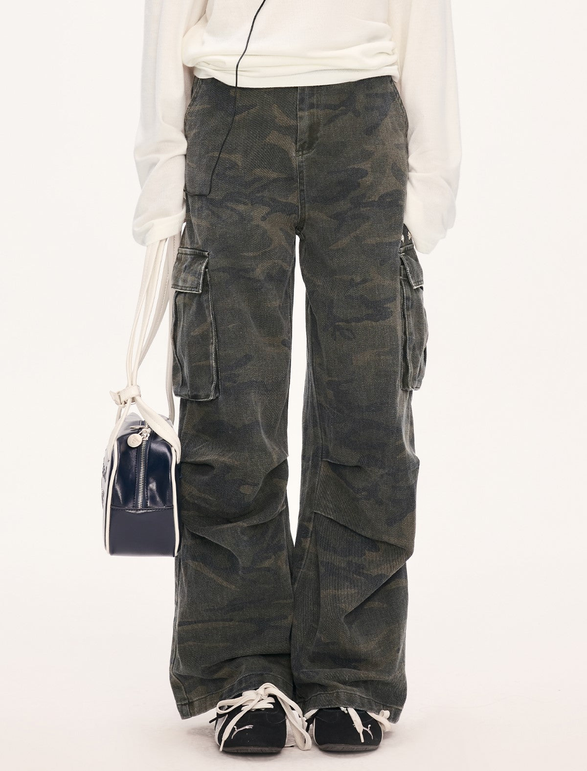 Retro Star Camouflage Cargo Pants WEE0073