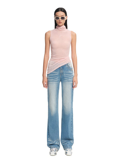 V-Waist Slim Straight Jeans NOT0315