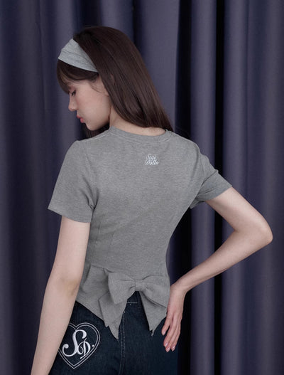 Back Bow Short T-shirt SAG0266