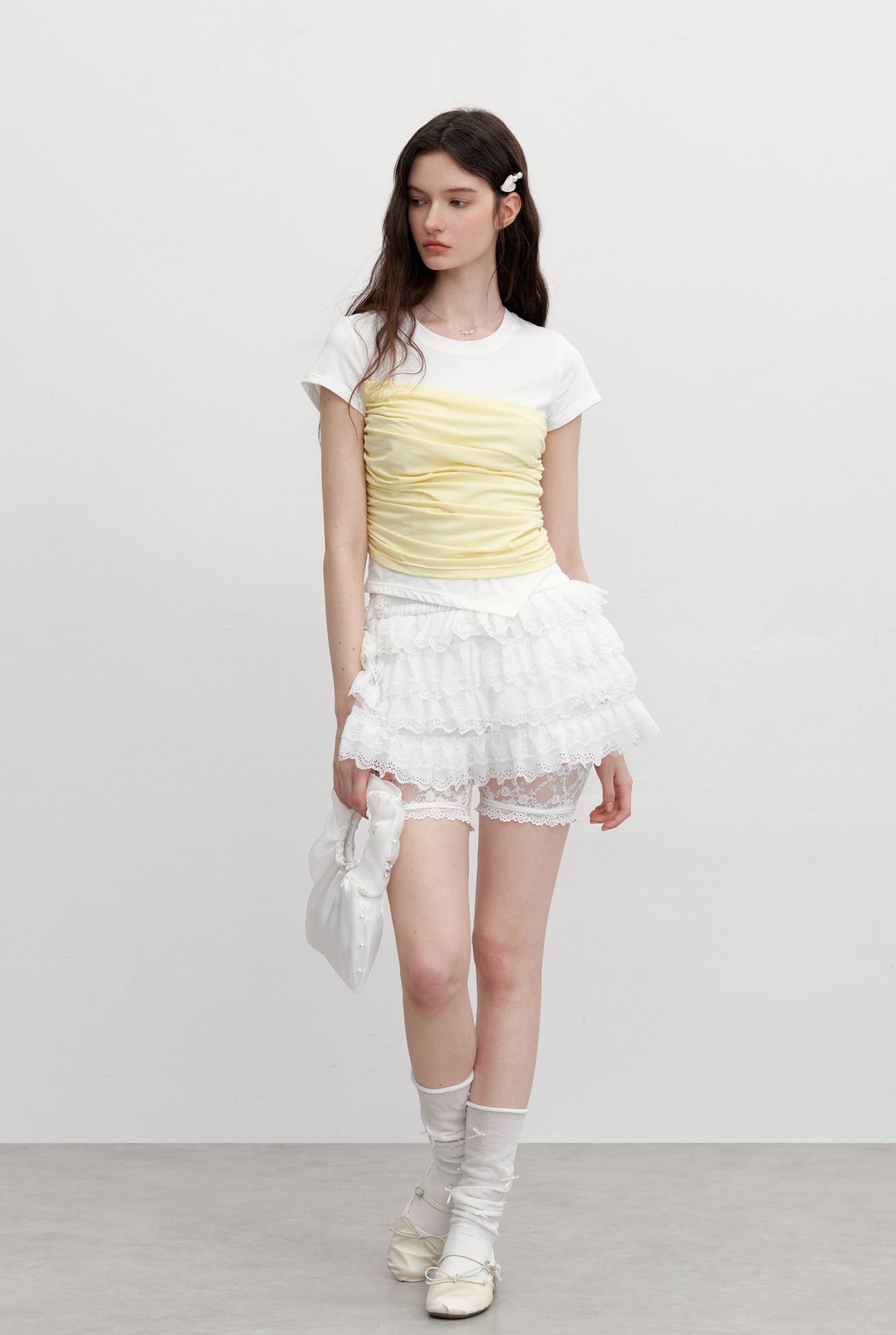 Fake Two-piece Short-sleeved T-shirt AYF0099