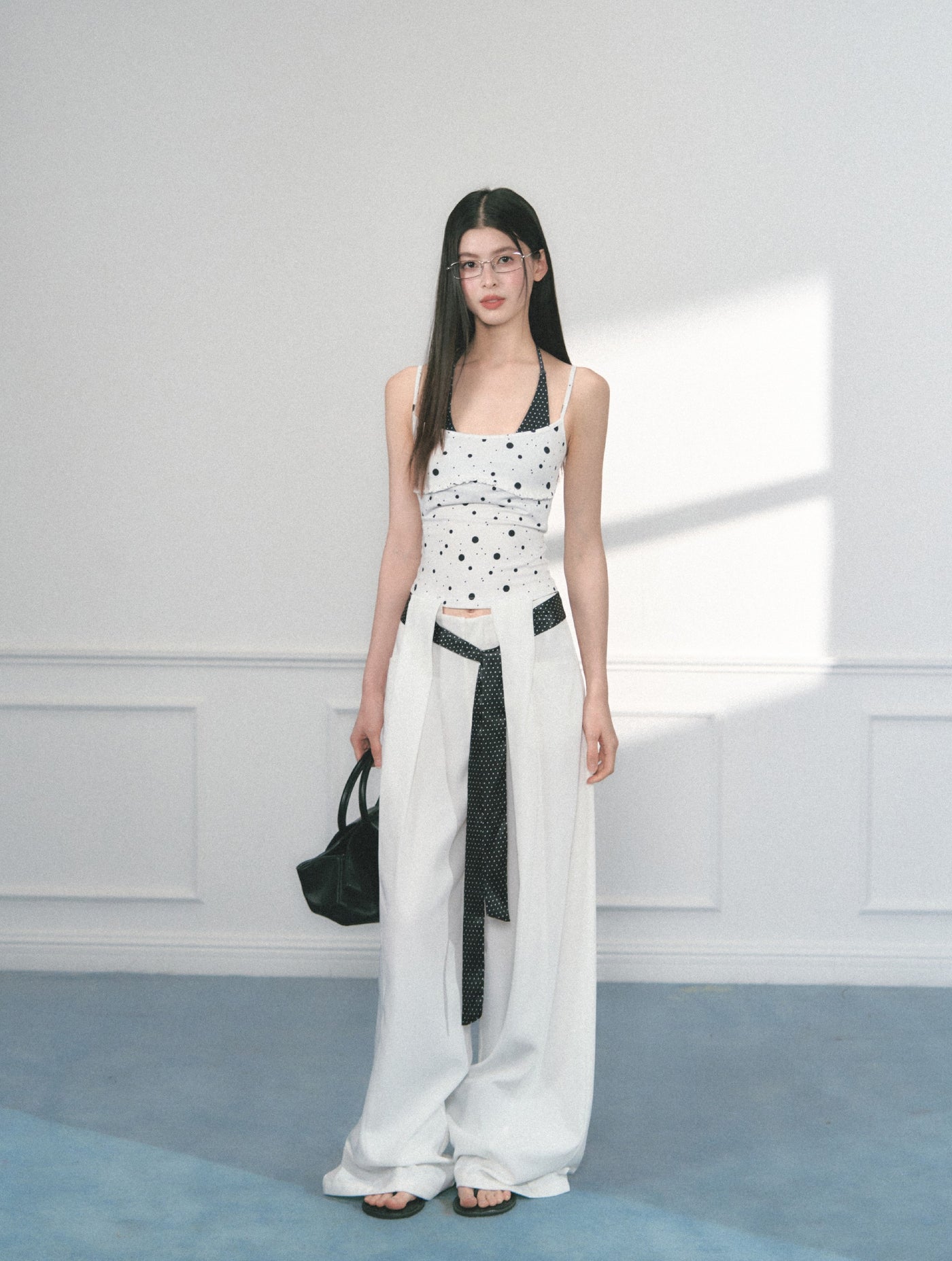 Polka Dot Casual Wide-leg Pants SAL0155
