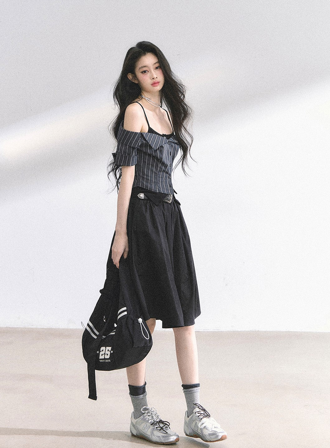 Fake Two-piece Striped Shirt DIA0531