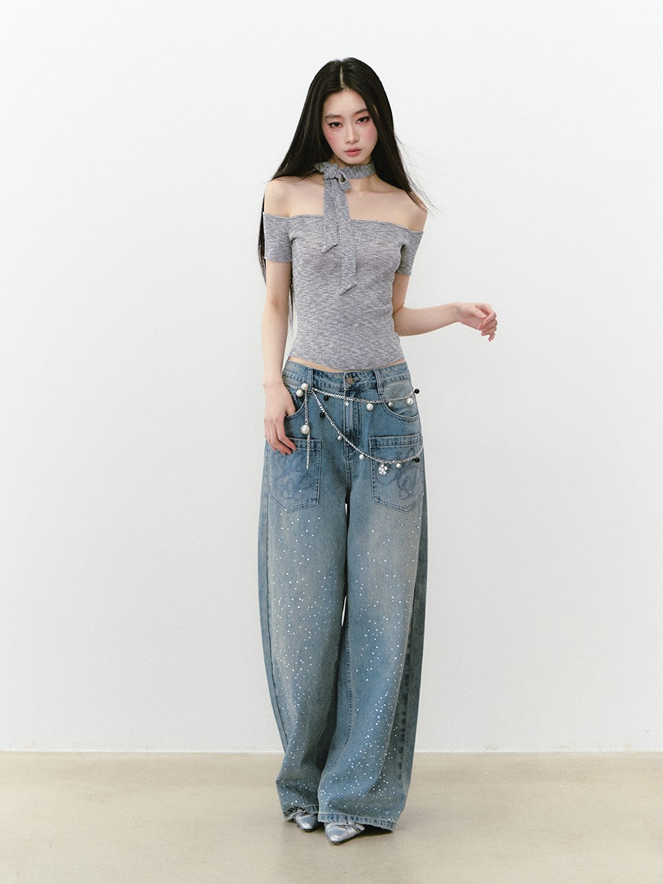 Reversible Slim High Collar Top VIA0248