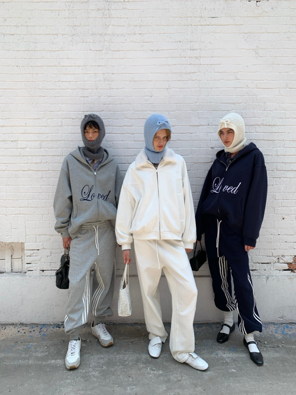 Patchwork Fleece Sweatpants AOA0020