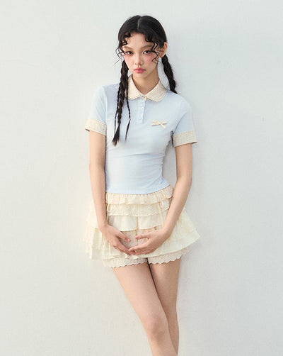 Fake Two-piece Splicing T-shirt NTO0227