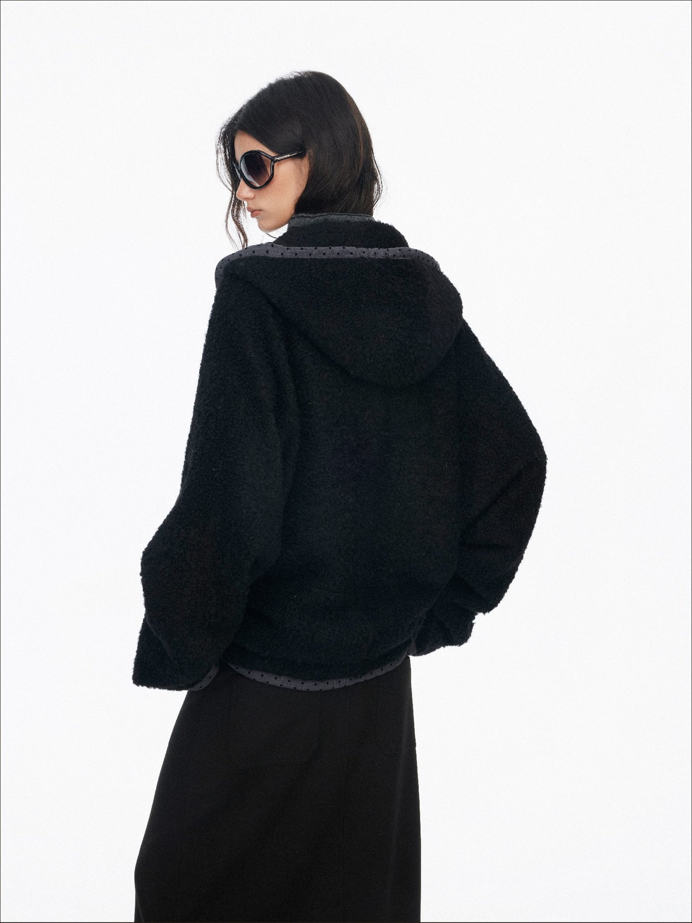 Drop Shoulder Loose Batwing Sleeve Jacket SAL0195