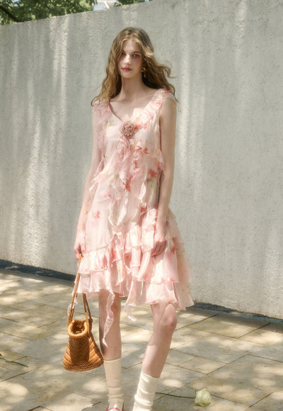 French Irregular Fairy Dress GRO0166
