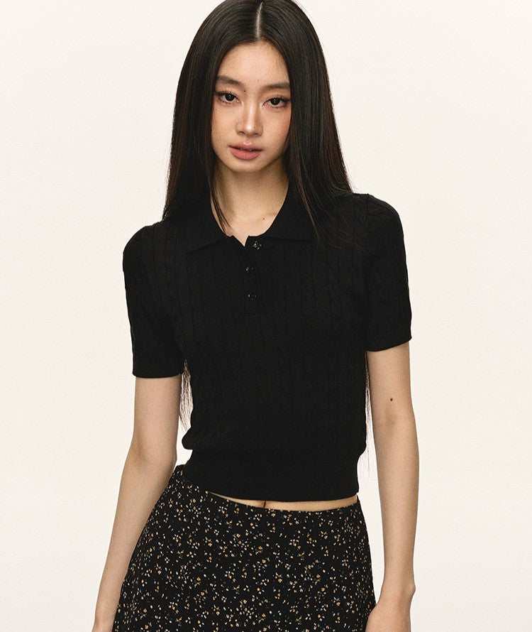 Tencel Knitted POLO Shirt ANA0066