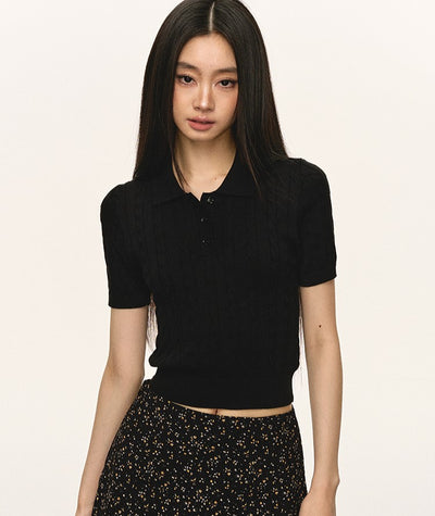 Tencel Knitted POLO Shirt ANA0066