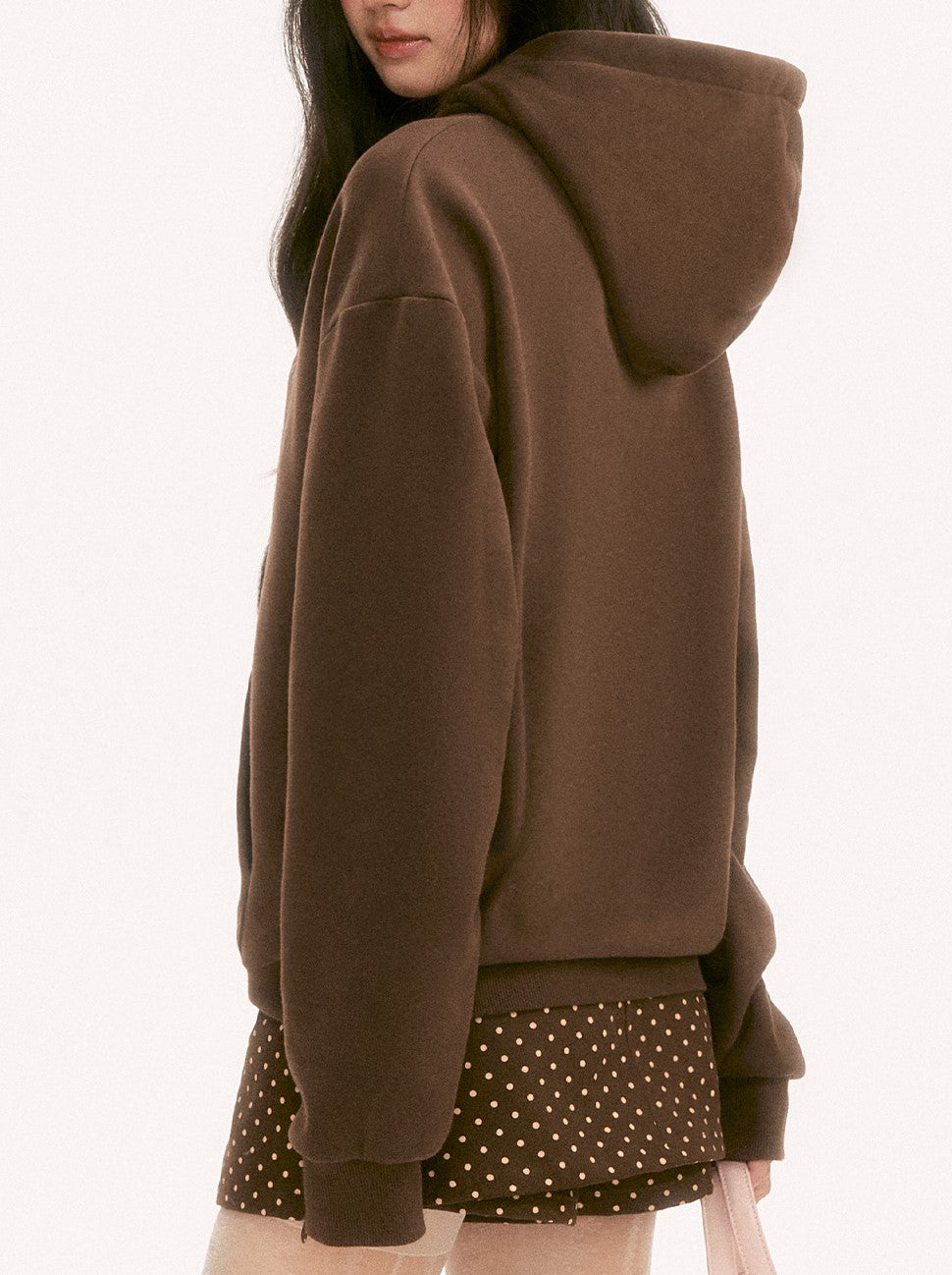 Retro Rhinestone Letter Hooded Sweatshirt WEE0121