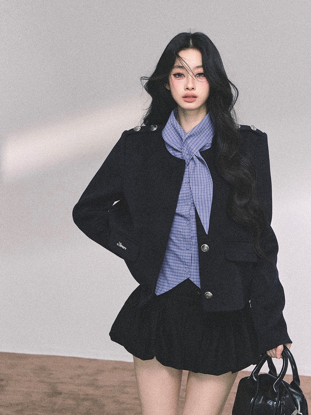 French Suit Navy Jacket DIA0637