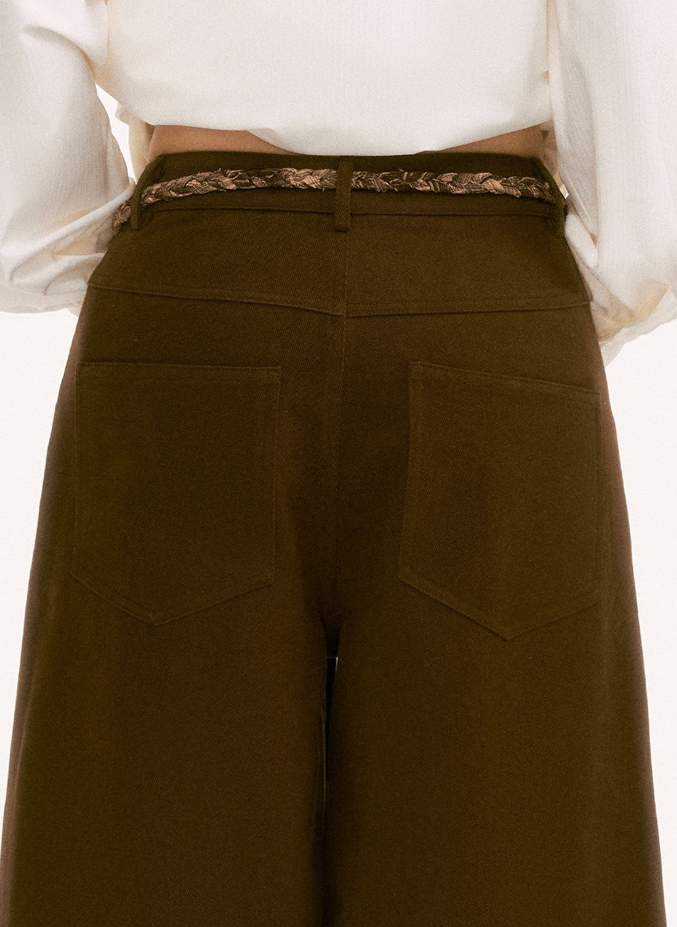 Faux Two-Piece Casual Drawstring Pants WEE0127