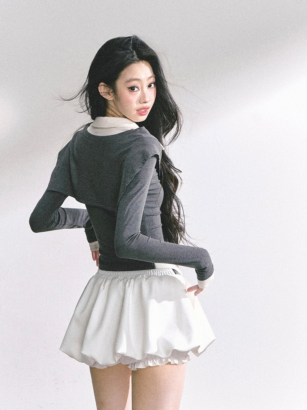 Fake Two-piece Short Polo Shirt DIA0541