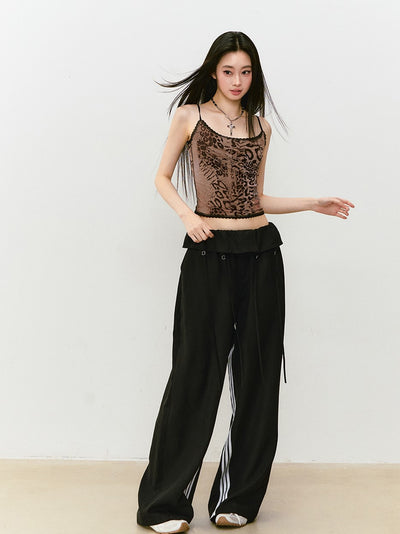 Reversible Leopard Print Polka Dot Camisole VIA0303