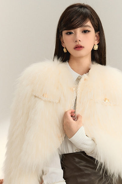 Noble Style Fur Short Jacket OSH0091