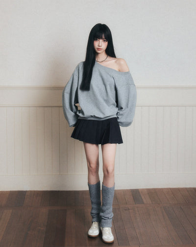 Low-Waist Pleated Skirt LUL0181