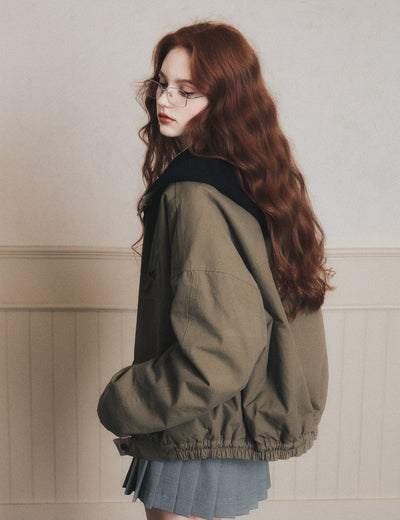 Retro Silhouette Workwear Jacket LUL0185