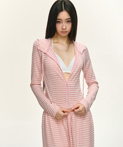 Lazy Striped Hooded Jacket/Pants ANA0058