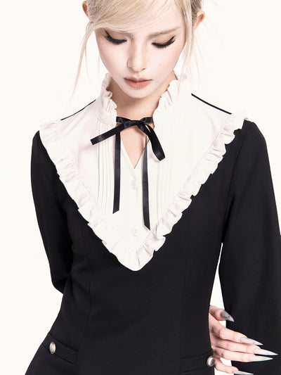 Shawl Cape/Slimming Lace Dress VOC0488