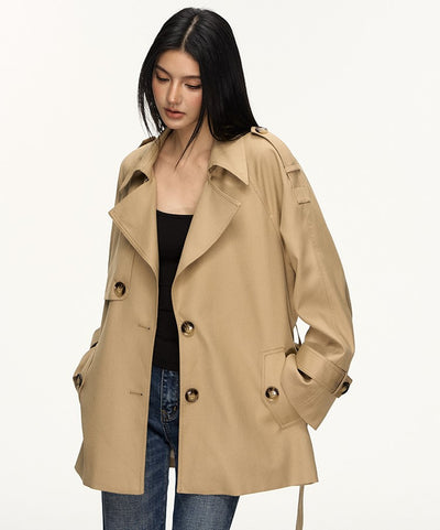Classic Oversized Collar Trench Coat ANA0110