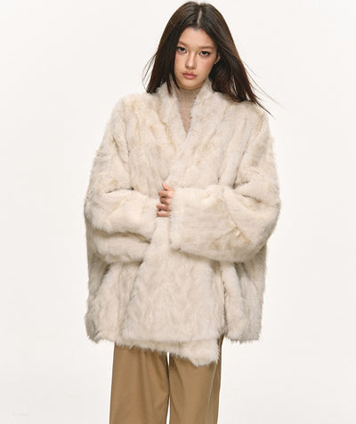 Eco-friendly Fur Plush Coat ANA0077
