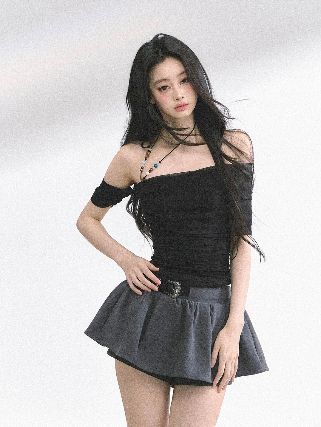 One Shoulder Slimming T-shirt DIA0491