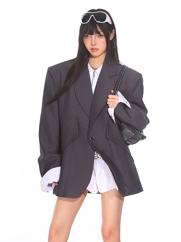 Classic Reappearance High-end Niche Silhouette Suit Jacket UNC0164