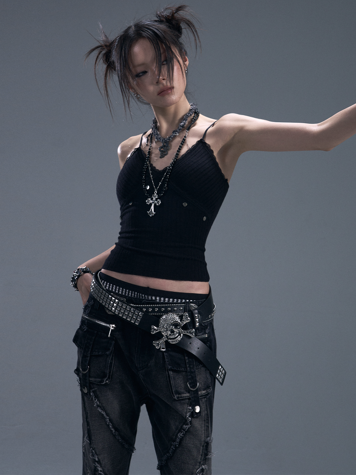 Punk Rock Knitted Camisole FRU0092