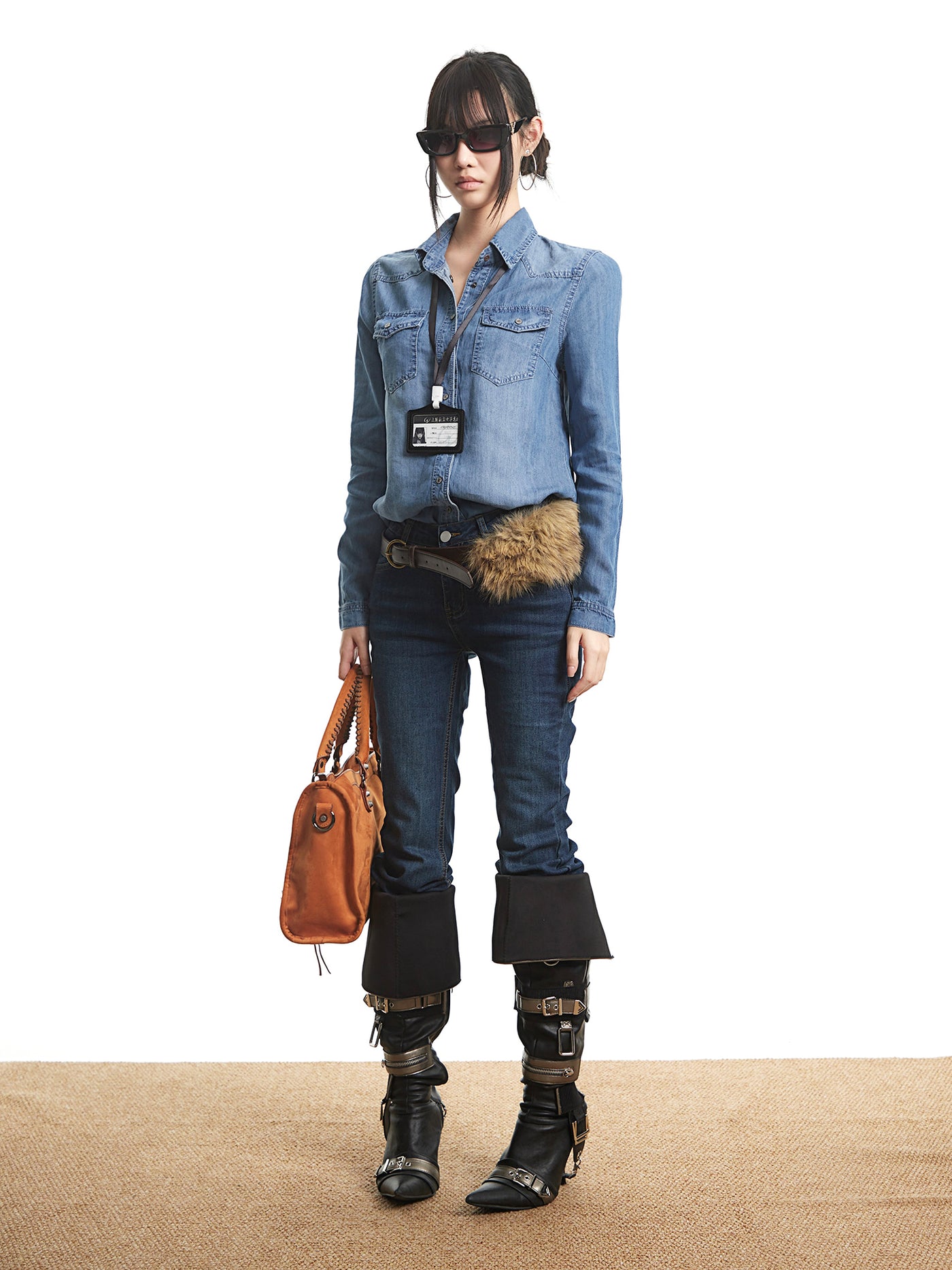 Retro Slim Fit Flared Skinny Jeans UNC0313