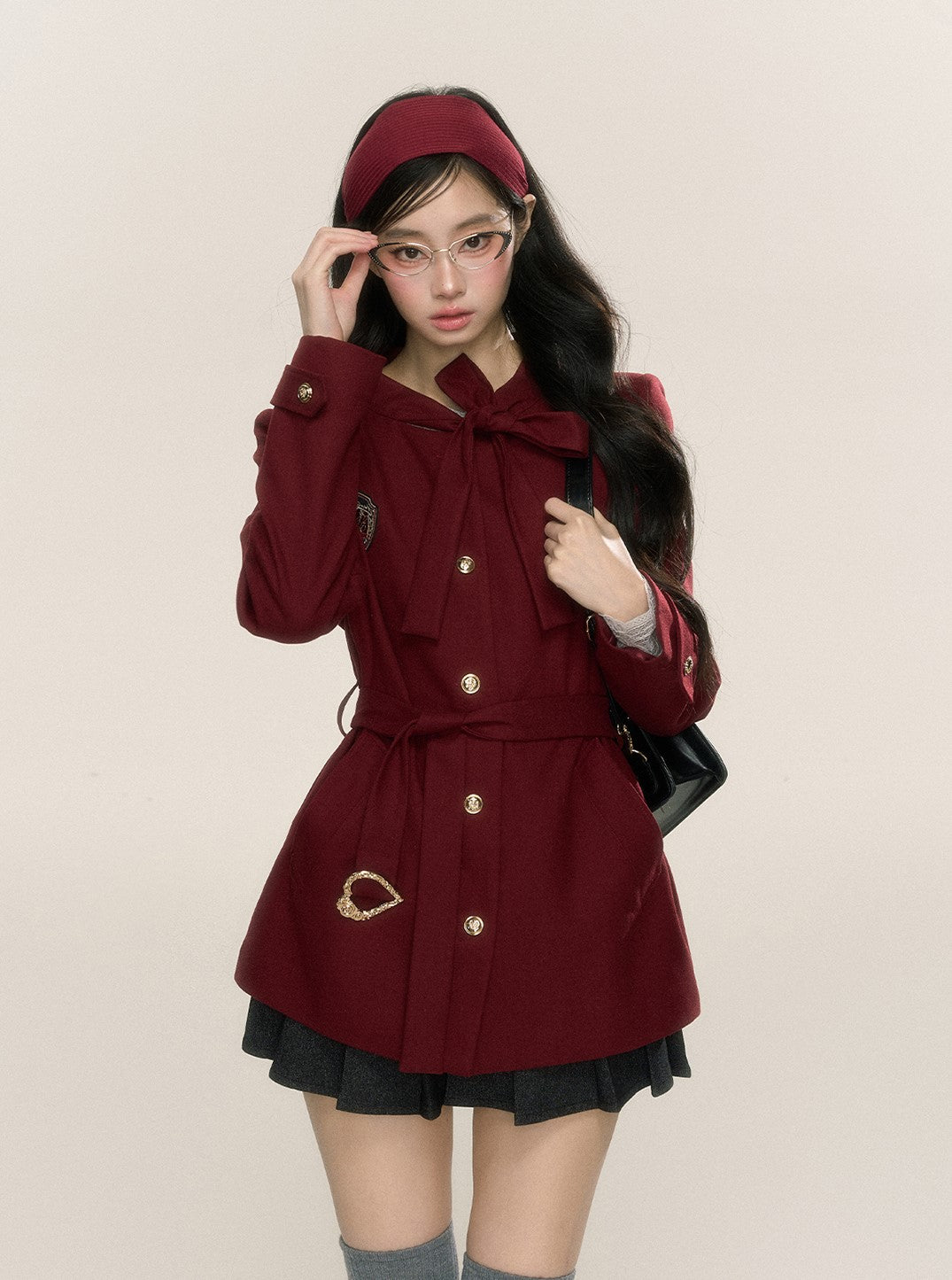 British Style Intellectual Suit Red Jacket DIA0234