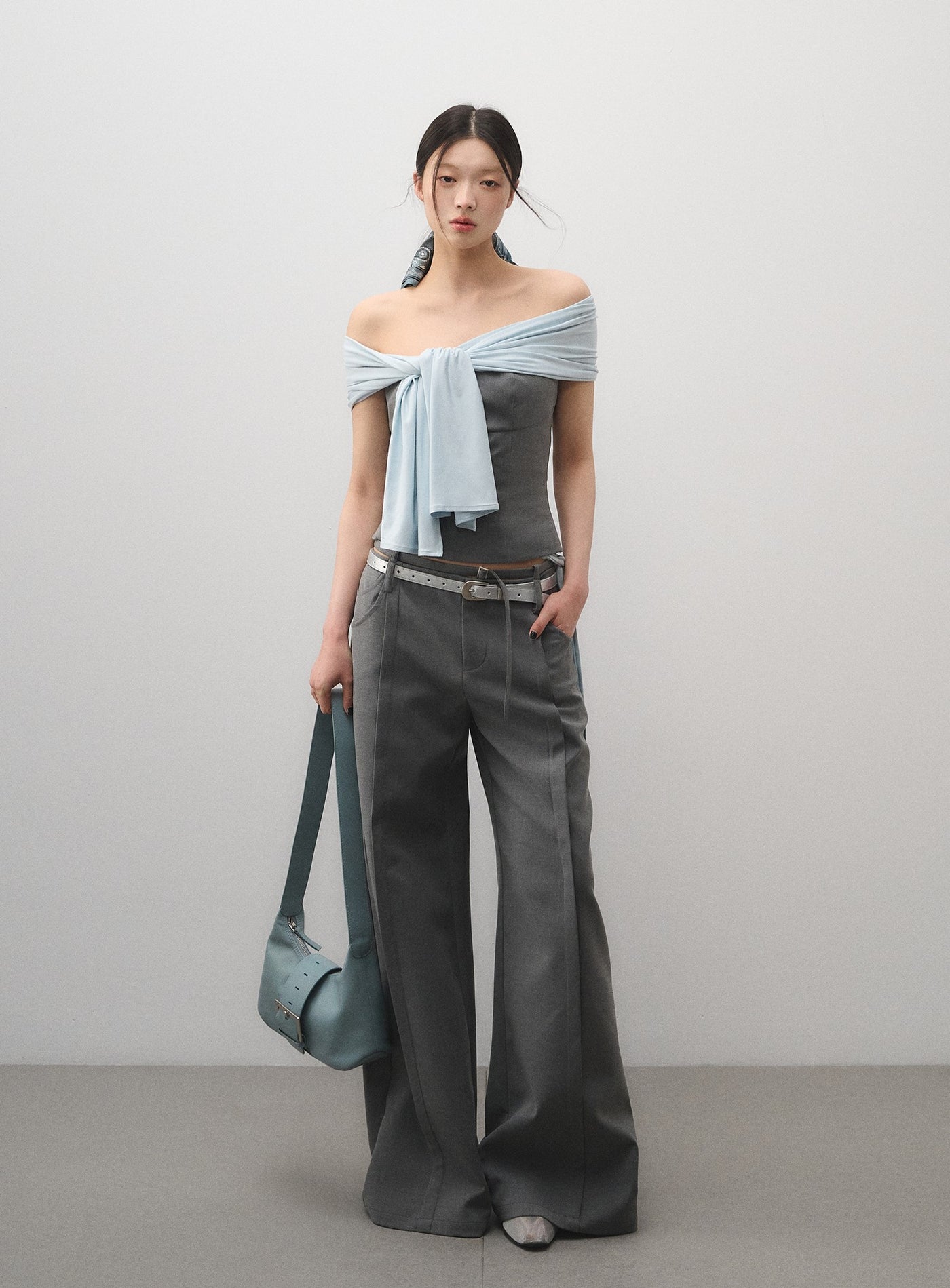 Tube Top/Casual Suit Pants LAL0165