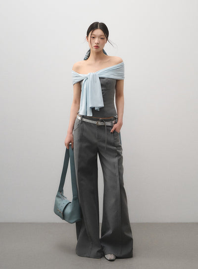 Tube Top/Casual Suit Pants LAL0165
