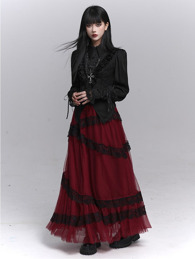 Gothic Style Long-Sleeved Shirt LAD0228