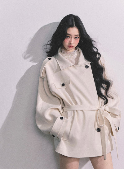 British Style Woolen Coat DIA0635